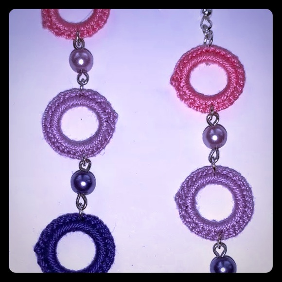 Triple crochet earrings - Picture 1 of 1